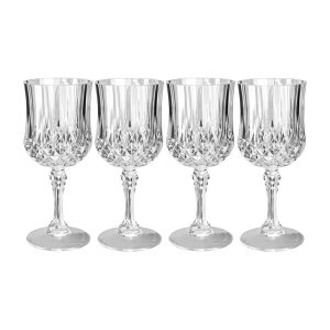 Set 4 calici in plastica modello Kensington
